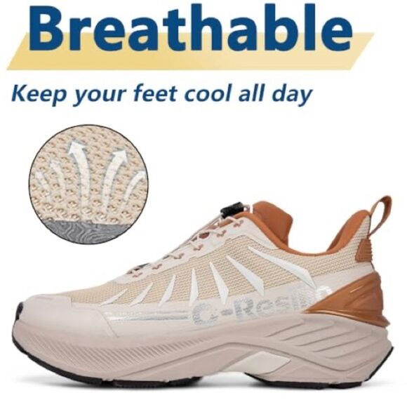 Men\'s Athletic Shoes - Beige and Tan main image 9
